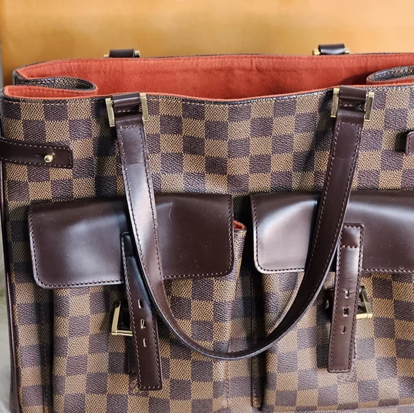 #00090-0042 LOUIS VUITTON DAMIER EBENE UZES TOTE BAG - Picture 5 of 11